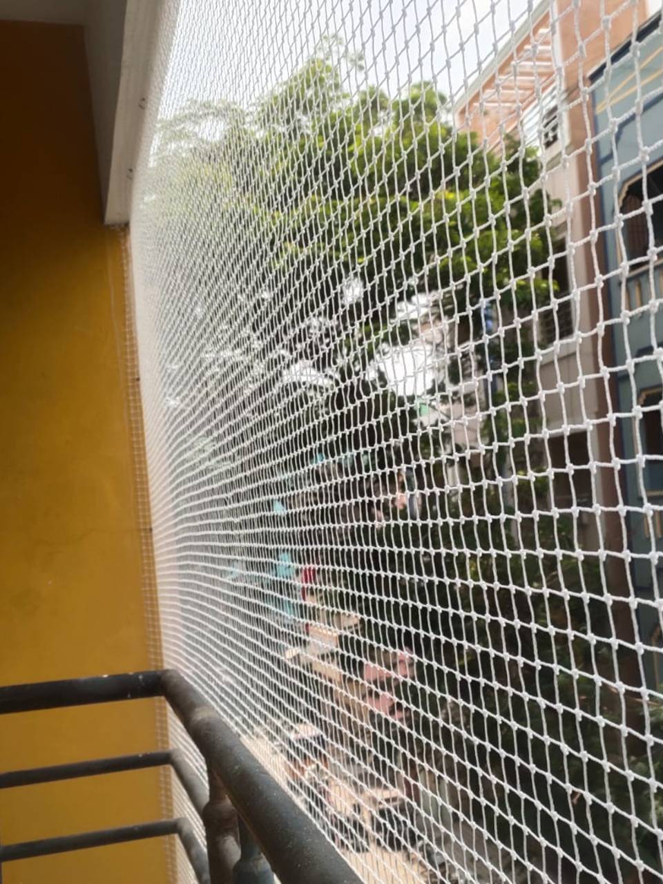 Bird Protection Nets Installation for Balconies in Chennai, Call 9791170467 for Price and Cost.