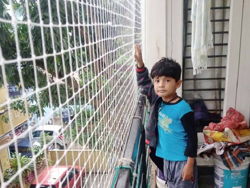 Children Safety Nets for Balconies in Chennai, Call 9791170467 for Free Installation