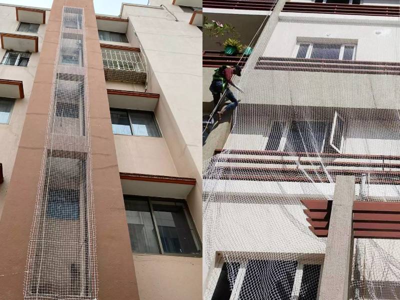 Duct Area Covering Safety Nets in Chennai, Reach Ashok Safety Nets for Lowest Price and Quick Service.